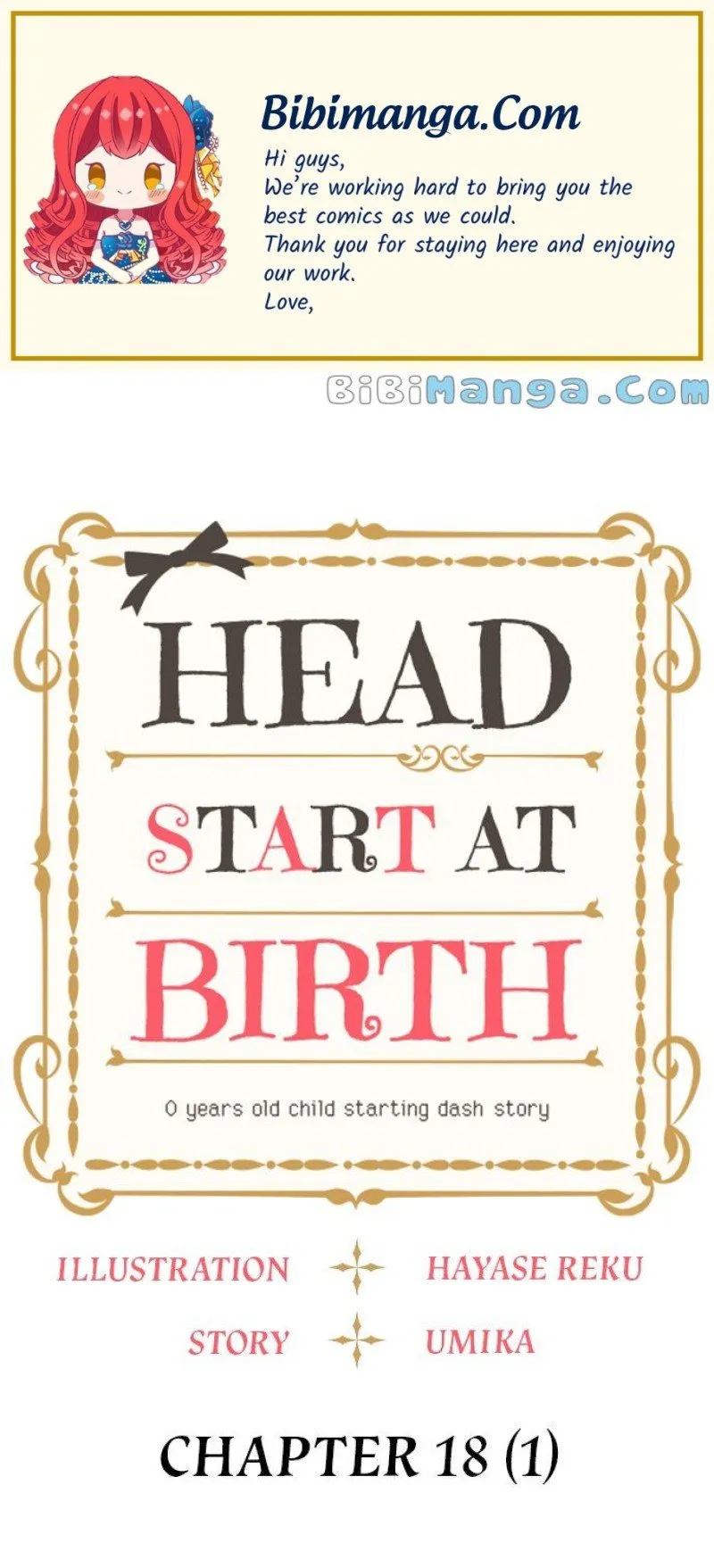 Head Start at Birth Chapter 18 page 1 - 