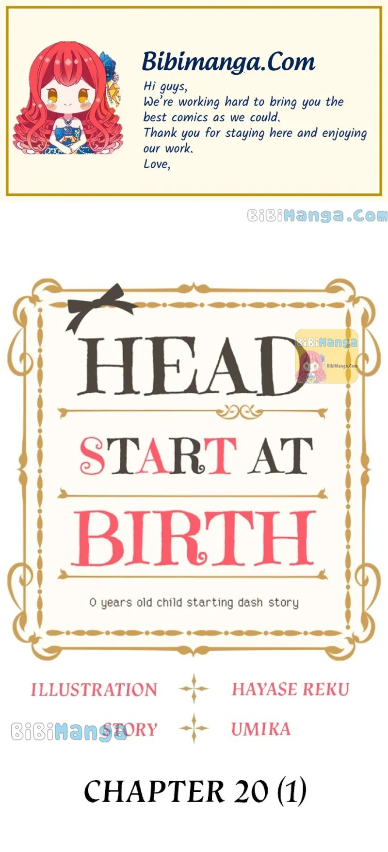 Head Start at Birth Chapter 20 page 1 - 