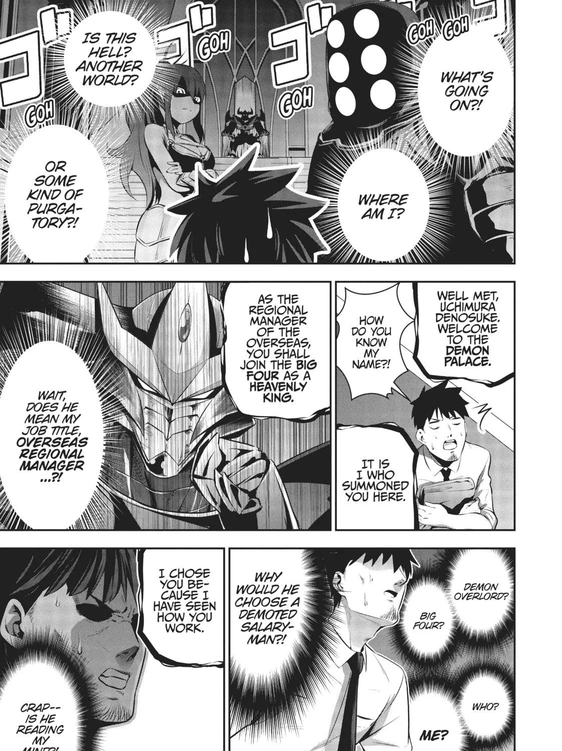 Headhunted to Another World: From Salaryman to Big Four! Chapter 1 page 11 - 