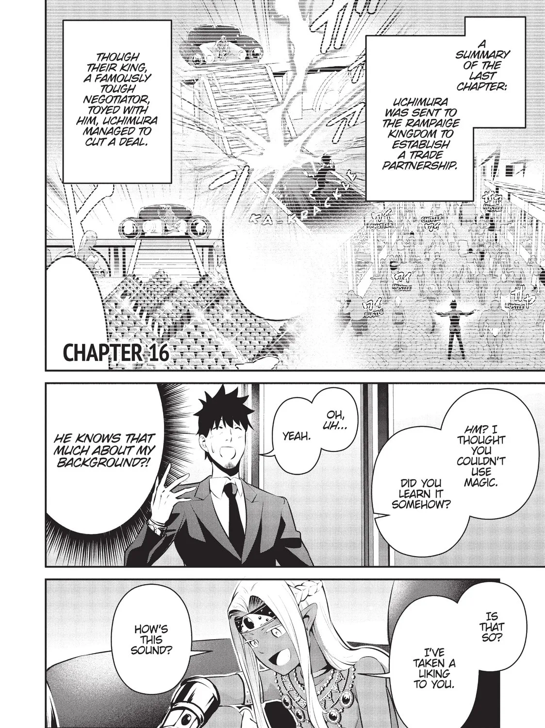 Headhunted to Another World: From Salaryman to Big Four! Chapter 16 page 1 - 