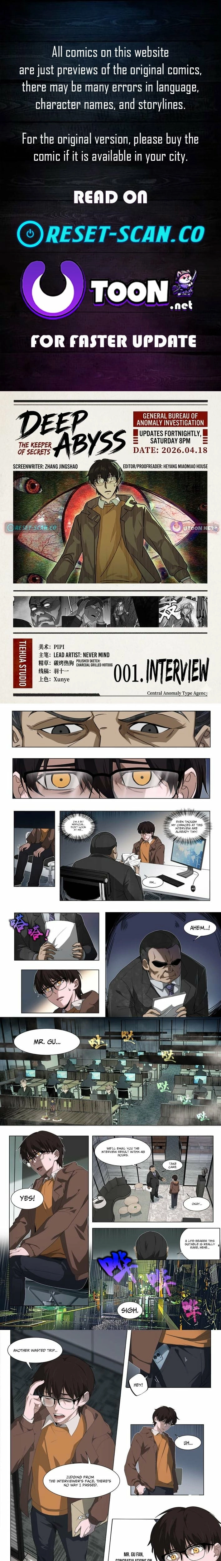 Heart’s Abyss: The Secret Keeper Chapter 1 page 1 - 