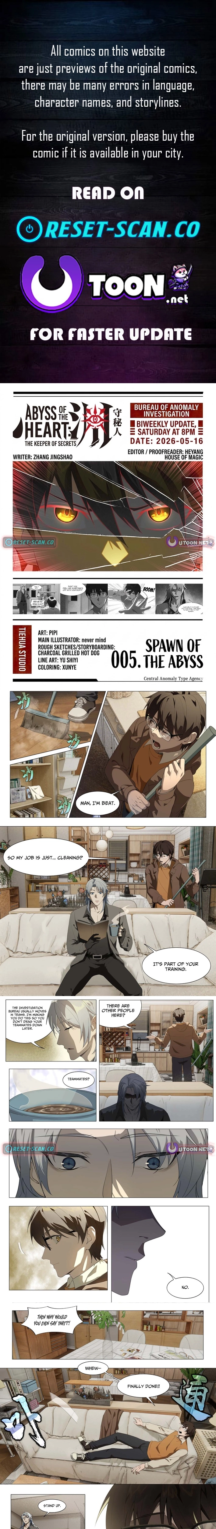 Heart’s Abyss: The Secret Keeper Chapter 5 page 1 - 