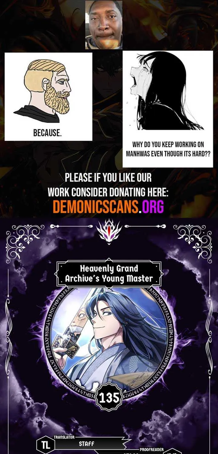 Heavenly Grand Archive’s Young Master Chapter 135 page 1 - 