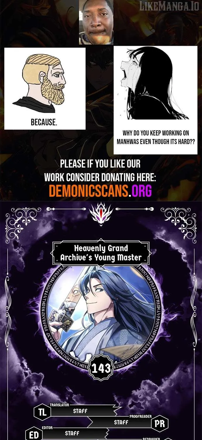 Heavenly Grand Archive’s Young Master Chapter 143 page 1 - 
