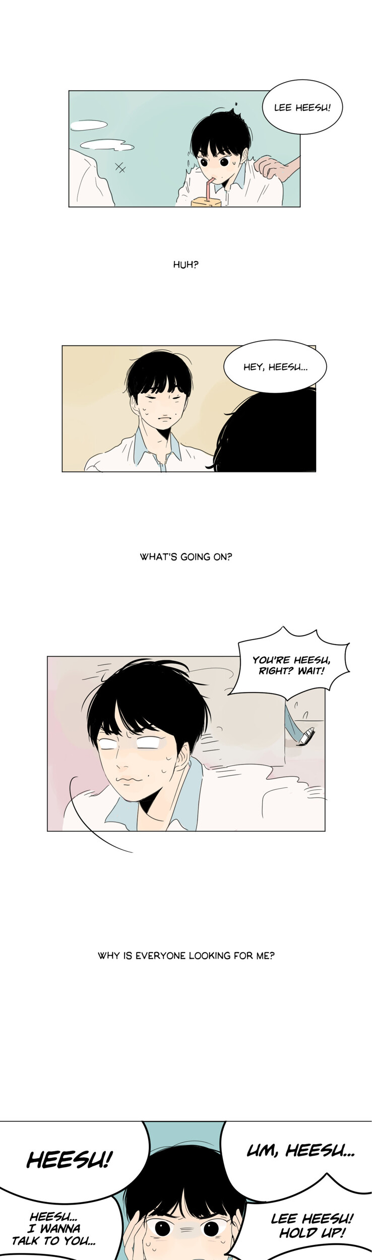 Heesu in Class 2 Chapter 1 page 4 - 