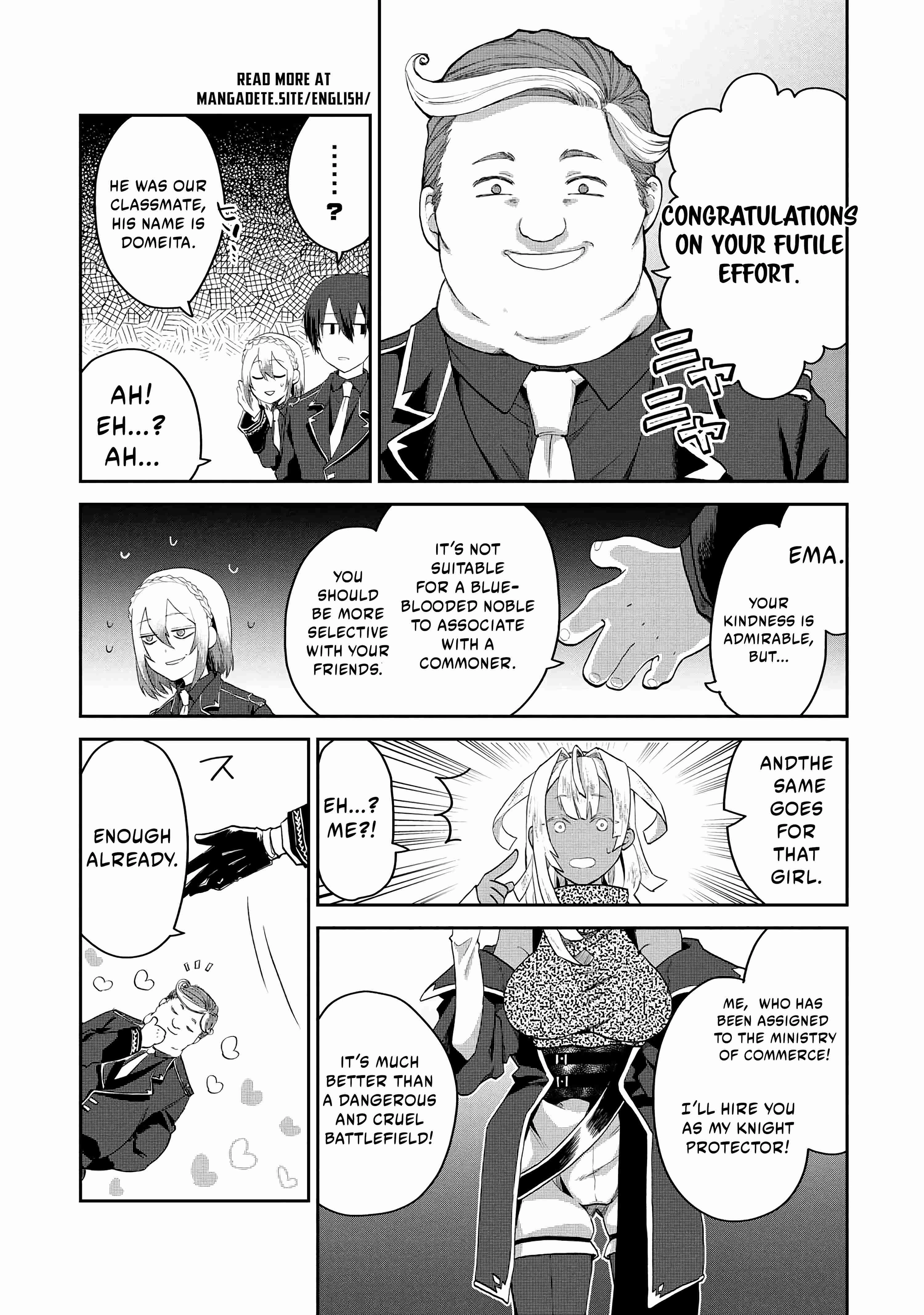Heimin Shusshin no Teikoku Shoukan, Munou na Kizoku Joukan wo Juurin shite Nariagaru Chapter 1 page 12 - 