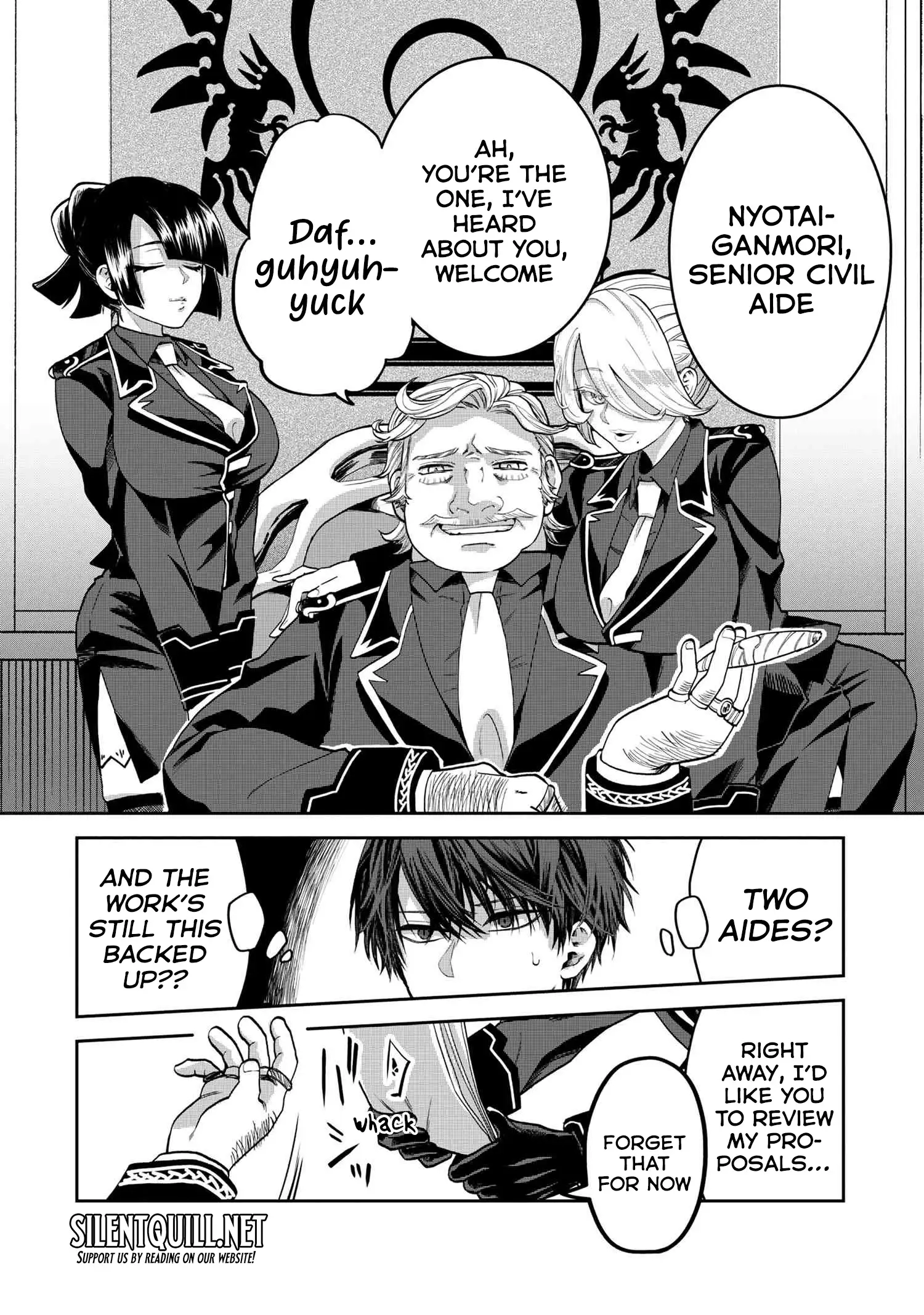 Heimin Shusshin no Teikoku Shoukan, Munou na Kizoku Joukan wo Juurin shite Nariagaru Chapter 16 page 28 - 