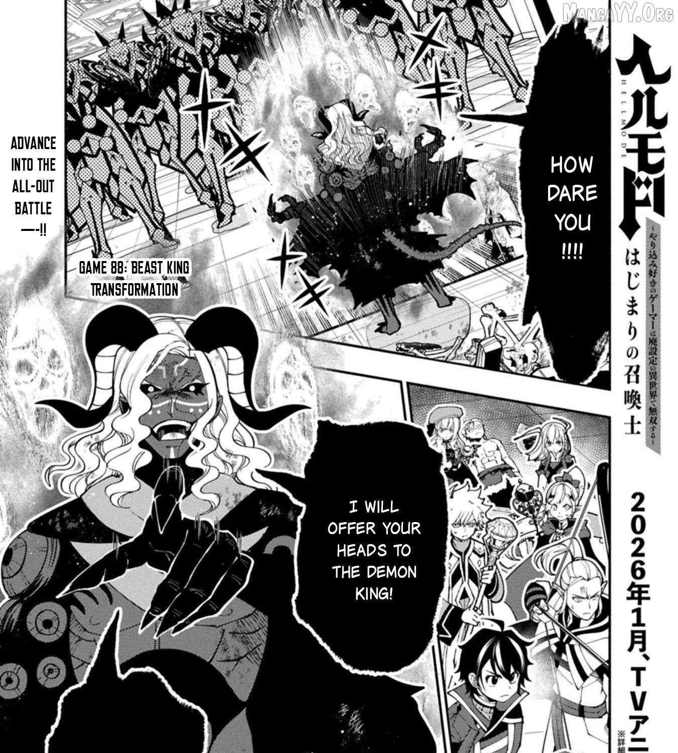 Hell Mode: Yarikomi Suki no Gamer wa Hai Settei no Isekai de Musou Suru Chapter 88 page 3 - 