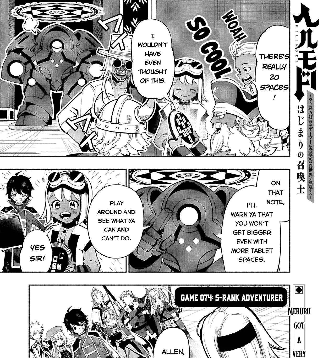 Hellmode ~Gamer Who Likes to Speedrun Becomes Peerless in a Parallel World with Obsolete Setting~ Chapter 74.1 page 2 - 
