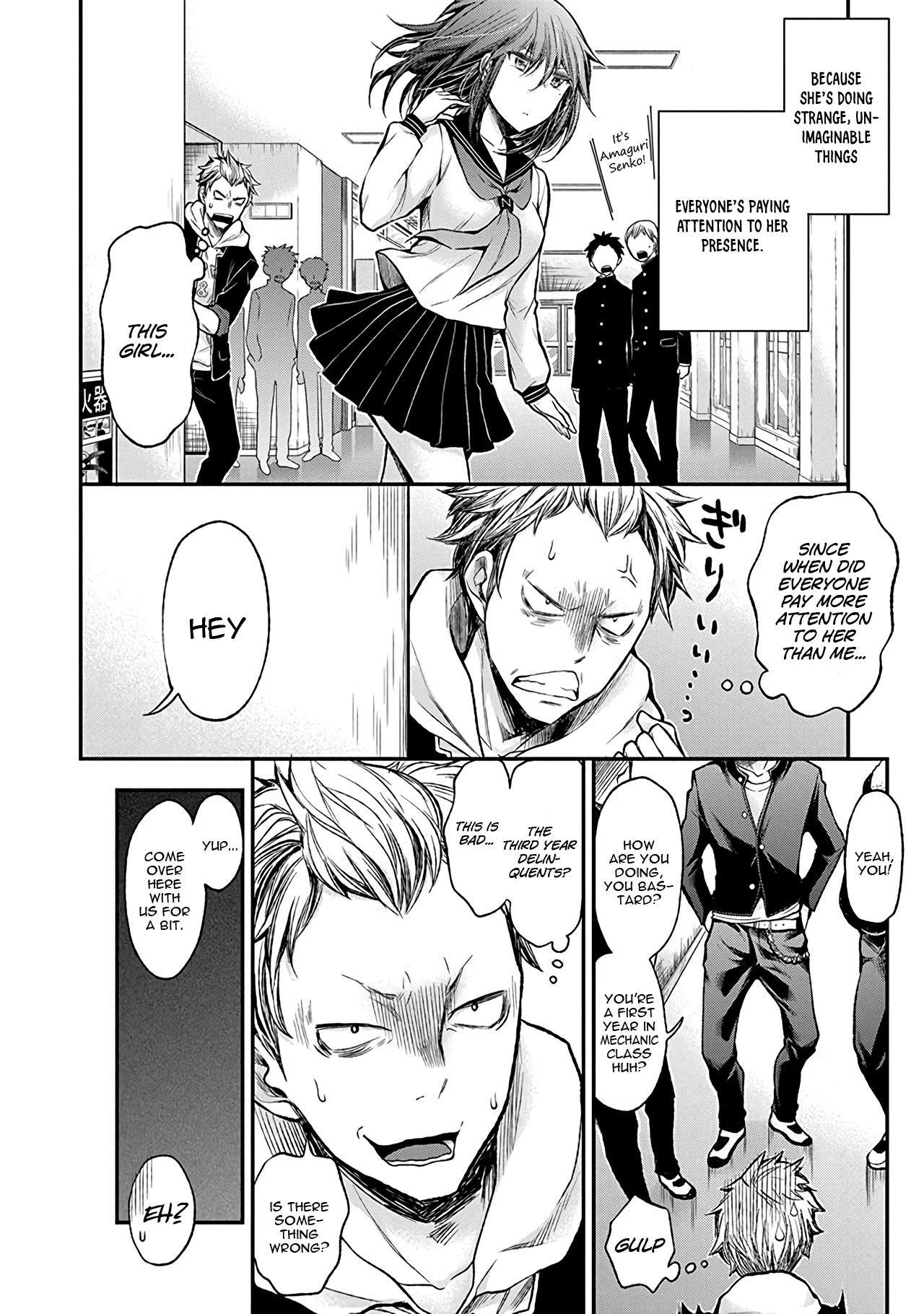 Henjo - Hen na Joshi Kousei Amaguri Chiko Chapter 38.5 page 13 - 