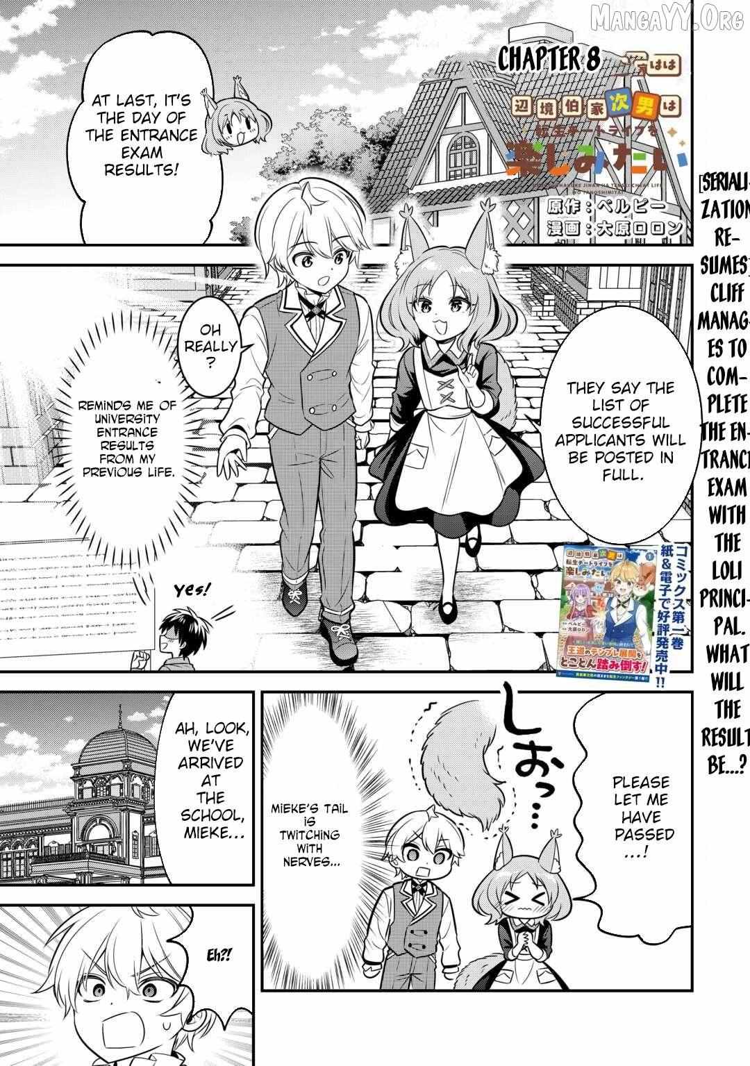 Henkyou Hakke Jinan wa Tensei Cheat Life wo Tanoshi Mitai Chapter 8 page 1 - 