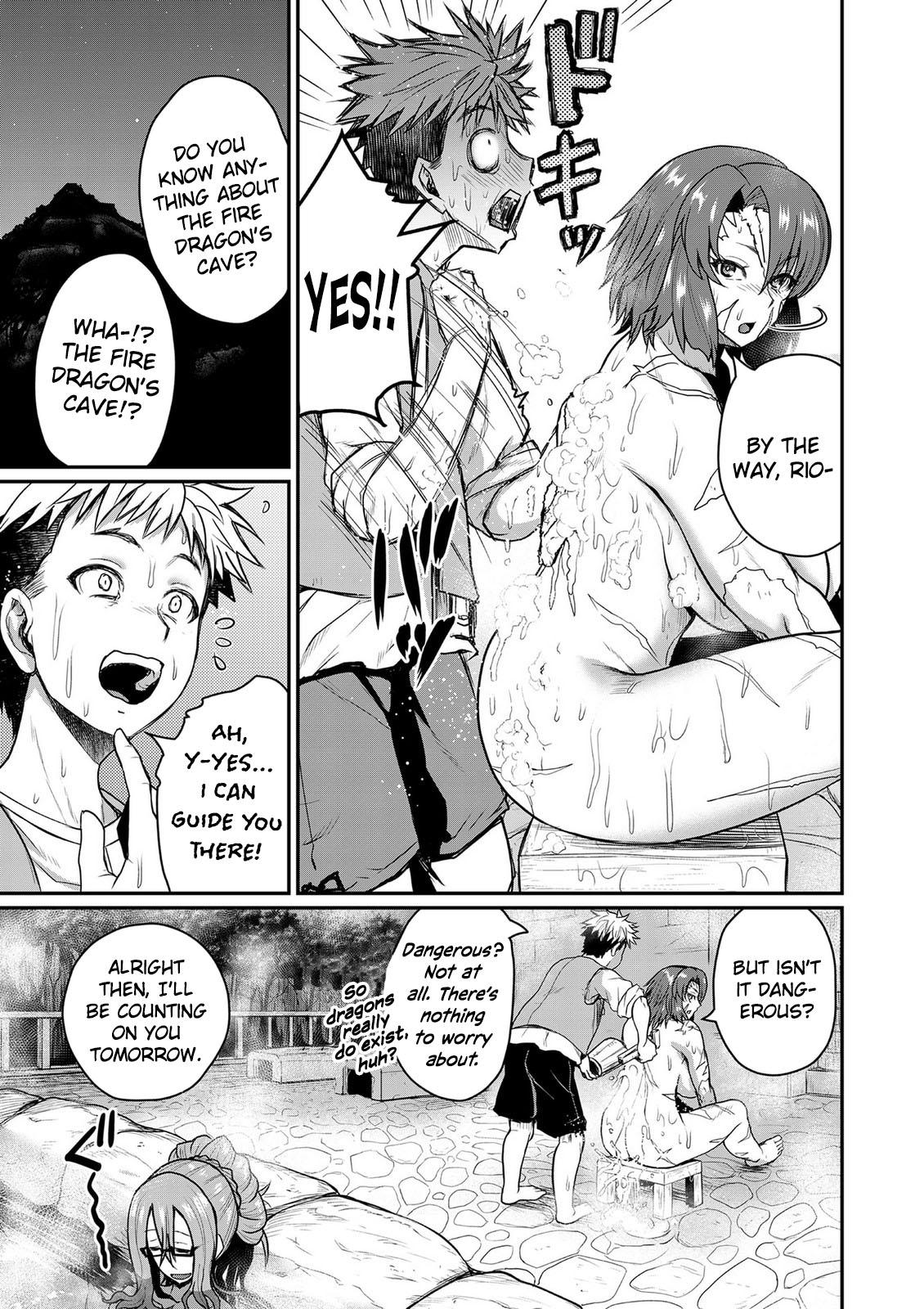 Henkyou no Ofuroya-san, Harem ni Naru: Yamaoku ni Aru Sabireta Onsen no Kounou ga Cheat Sugite Onna Boukensha ni Daininki na Ken Chapter 1 page 20 - 
