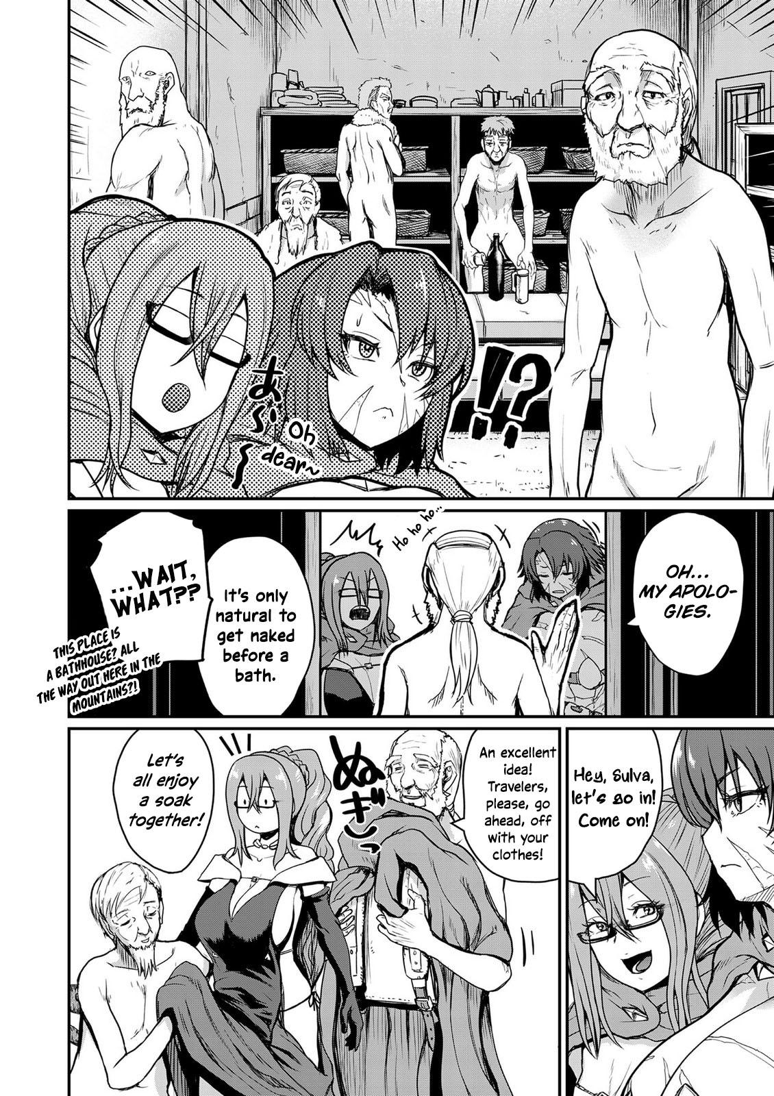 Henkyou no Ofuroya-san, Harem ni Naru: Yamaoku ni Aru Sabireta Onsen no Kounou ga Cheat Sugite Onna Boukensha ni Daininki na Ken Chapter 1 page 9 - 