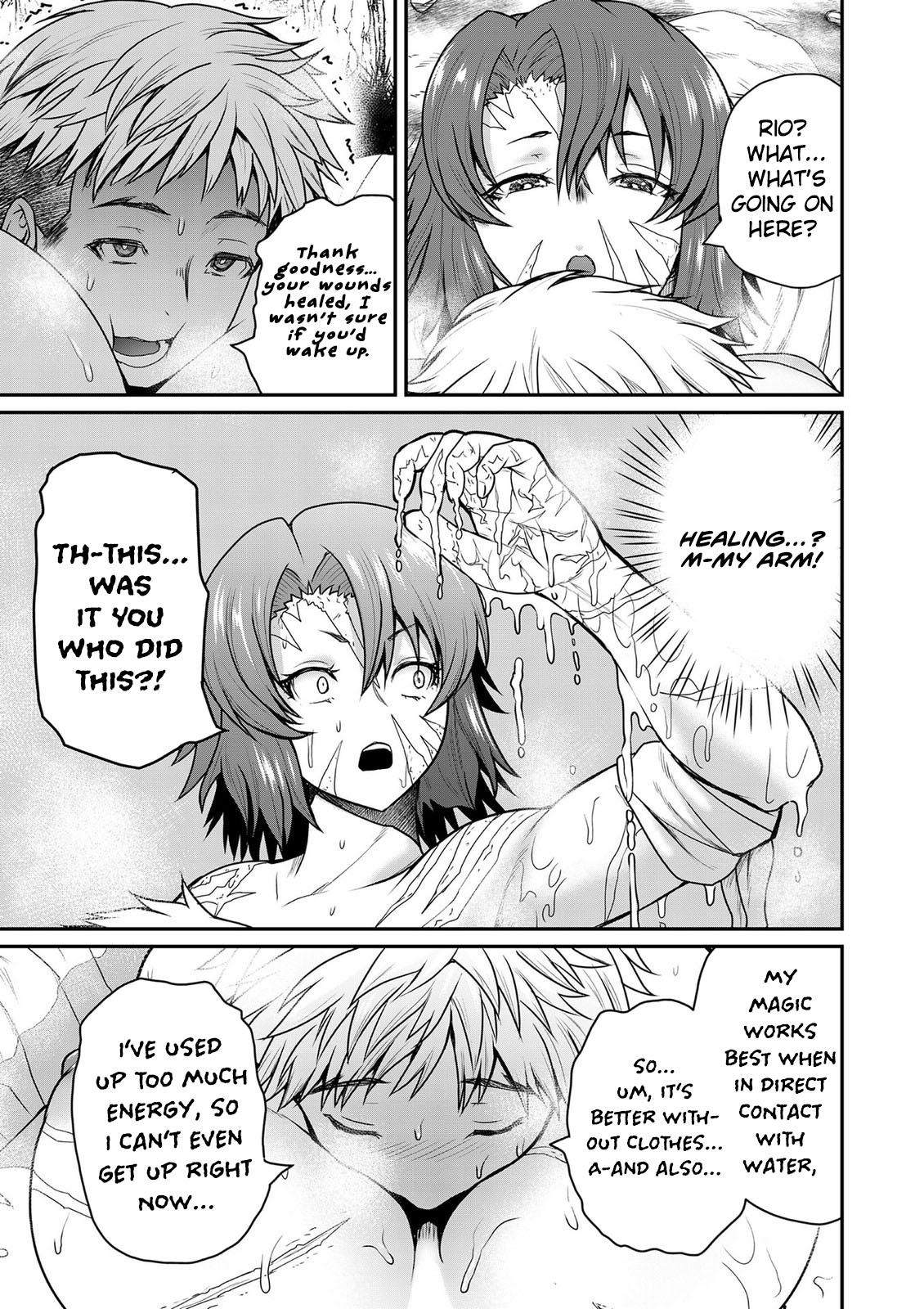 Henkyou no Ofuroya-san, Harem ni Naru: Yamaoku ni Aru Sabireta Onsen no Kounou ga Cheat Sugite Onna Boukensha ni Daininki na Ken Chapter 2 page 20 - 