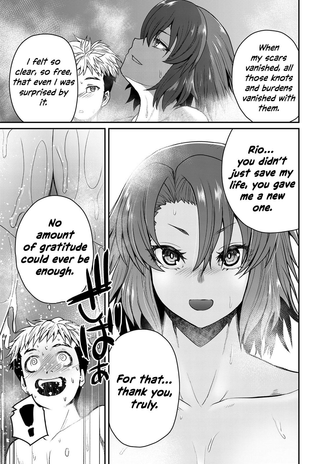 Henkyou no Ofuroya-san, Harem ni Naru: Yamaoku ni Aru Sabireta Onsen no Kounou ga Cheat Sugite Onna Boukensha ni Daininki na Ken Chapter 3 page 12 - 