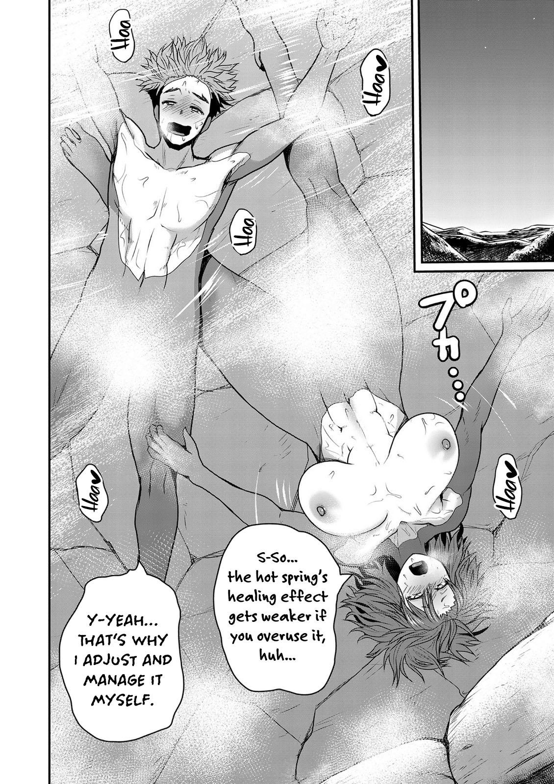 Henkyou no Ofuroya-san, Harem ni Naru: Yamaoku ni Aru Sabireta Onsen no Kounou ga Cheat Sugite Onna Boukensha ni Daininki na Ken Chapter 3 page 23 - 