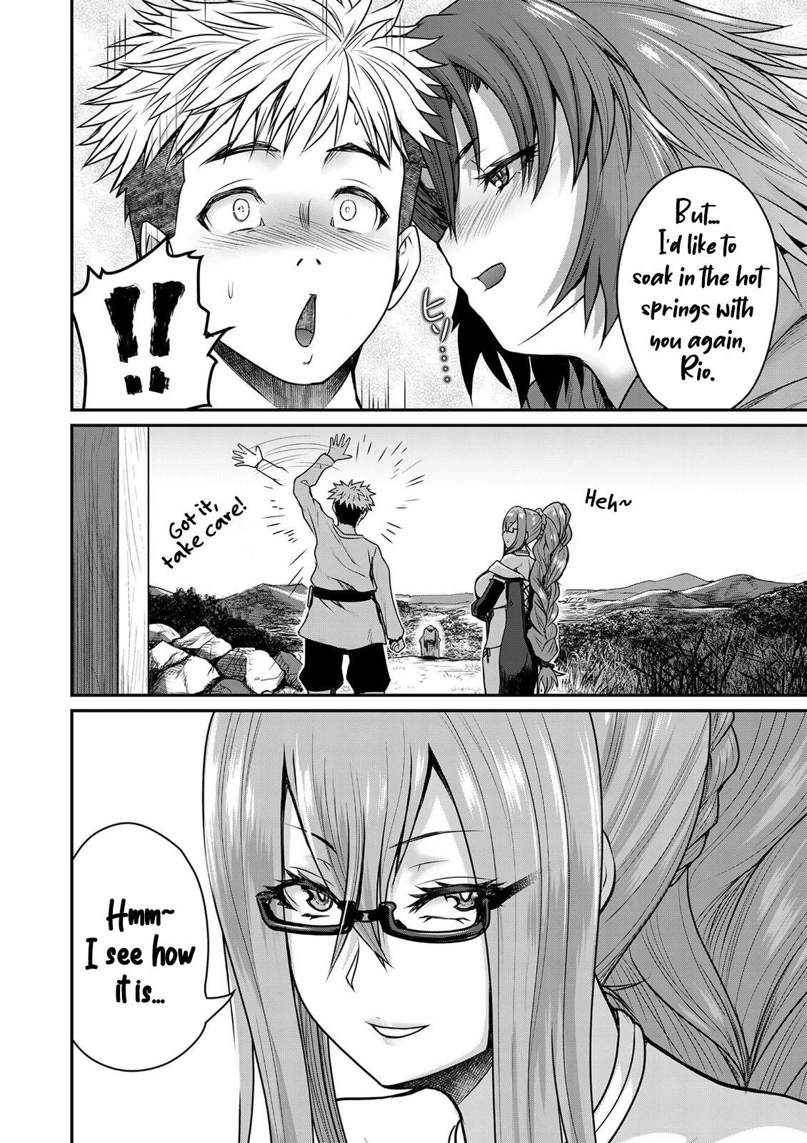 Henkyou no Ofuroya-san, Harem ni Naru: Yamaoku ni Aru Sabireta Onsen no Kounou ga Cheat Sugite Onna Boukensha ni Daininki na Ken Chapter 3 page 25 - 