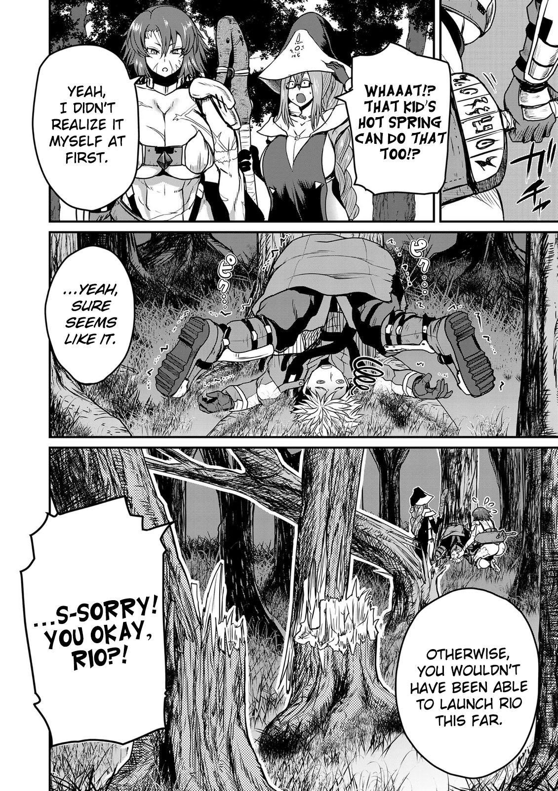 Henkyou no Ofuroya-san, Harem ni Naru: Yamaoku ni Aru Sabireta Onsen no Kounou ga Cheat Sugite Onna Boukensha ni Daininki na Ken Chapter 3 page 7 - 