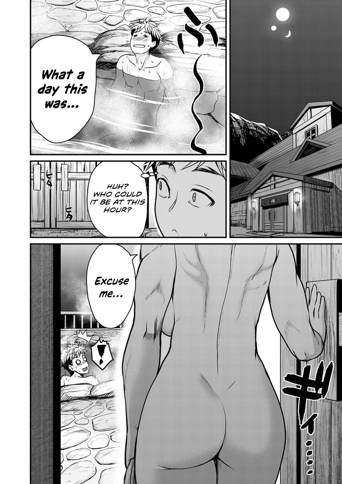 Henkyou no Ofuroya-san, Harem ni Naru: Yamaoku ni Aru Sabireta Onsen no Kounou ga Cheat Sugite Onna Boukensha ni Daininki na Ken Chapter 3 page 9 - 