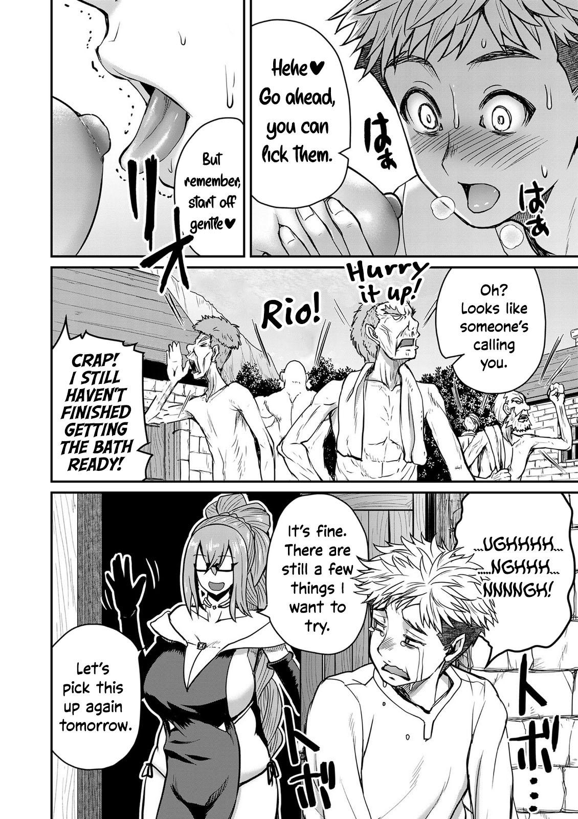 Henkyou no Ofuroya-san, Harem ni Naru: Yamaoku ni Aru Sabireta Onsen no Kounou ga Cheat Sugite Onna Boukensha ni Daininki na Ken Chapter 4 page 15 - 
