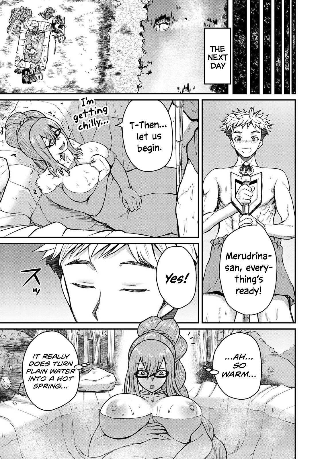 Henkyou no Ofuroya-san, Harem ni Naru: Yamaoku ni Aru Sabireta Onsen no Kounou ga Cheat Sugite Onna Boukensha ni Daininki na Ken Chapter 4 page 16 - 