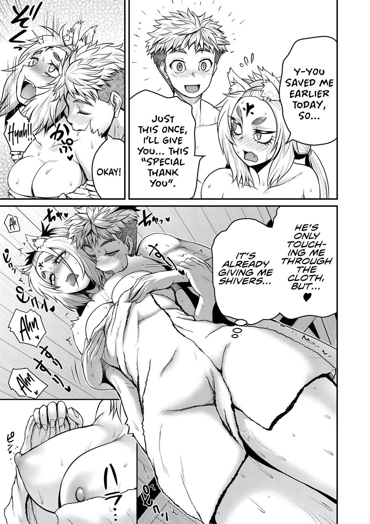 Henkyou no Ofuroya-san, Harem ni Naru: Yamaoku ni Aru Sabireta Onsen no Kounou ga Cheat Sugite Onna Boukensha ni Daininki na Ken Chapter 8 page 10 - 