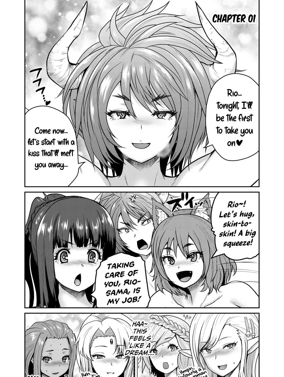 Henkyou no Ofuroya-san, Harem ni naru ~Yamaoku ni Arusabireta Onsen no Kounou ga Chiutosugite Onna Bouken-sha ni Daininkina Ken~ Chapter 1 page 6 - 
