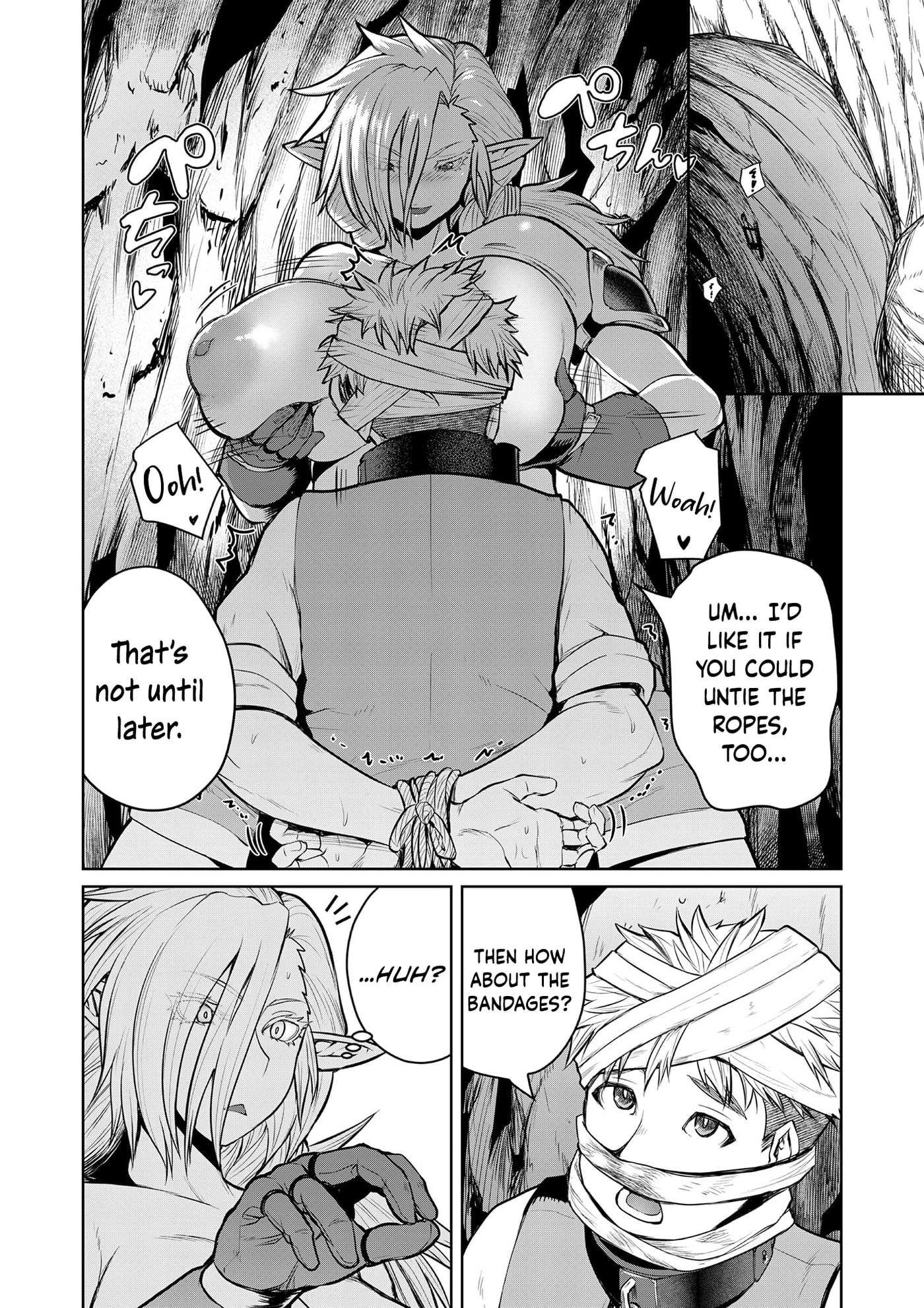 Henkyou no Ofuroya-san, Harem ni naru ~Yamaoku ni Arusabireta Onsen no Kounou ga Chiutosugite Onna Bouken-sha ni Daininkina Ken~ Chapter 11 page 3 - 