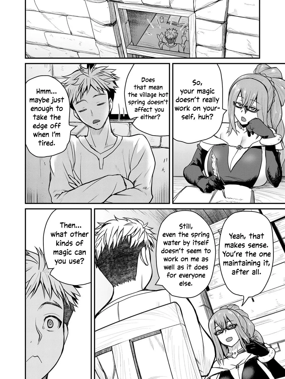 Henkyou no Ofuroya-san, Harem ni naru ~Yamaoku ni Arusabireta Onsen no Kounou ga Chiutosugite Onna Bouken-sha ni Daininkina Ken~ Chapter 4 page 16 - 