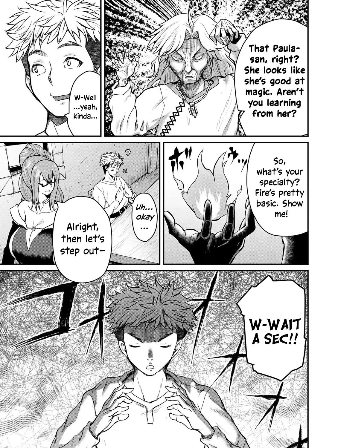 Henkyou no Ofuroya-san, Harem ni naru ~Yamaoku ni Arusabireta Onsen no Kounou ga Chiutosugite Onna Bouken-sha ni Daininkina Ken~ Chapter 4 page 18 - 