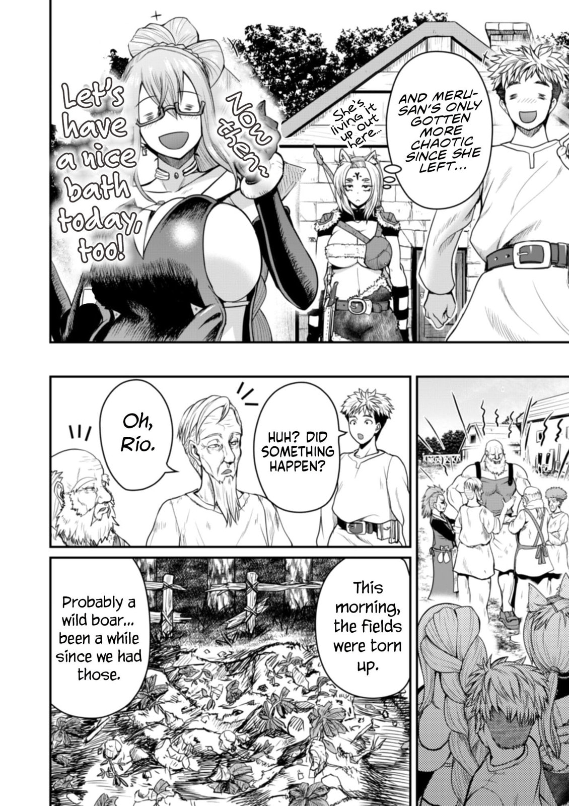 Henkyou no Ofuroya-san, Harem ni naru ~Yamaoku ni Arusabireta Onsen no Kounou ga Chiutosugite Onna Bouken-sha ni Daininkina Ken~ Chapter 6.1 page 11 - 