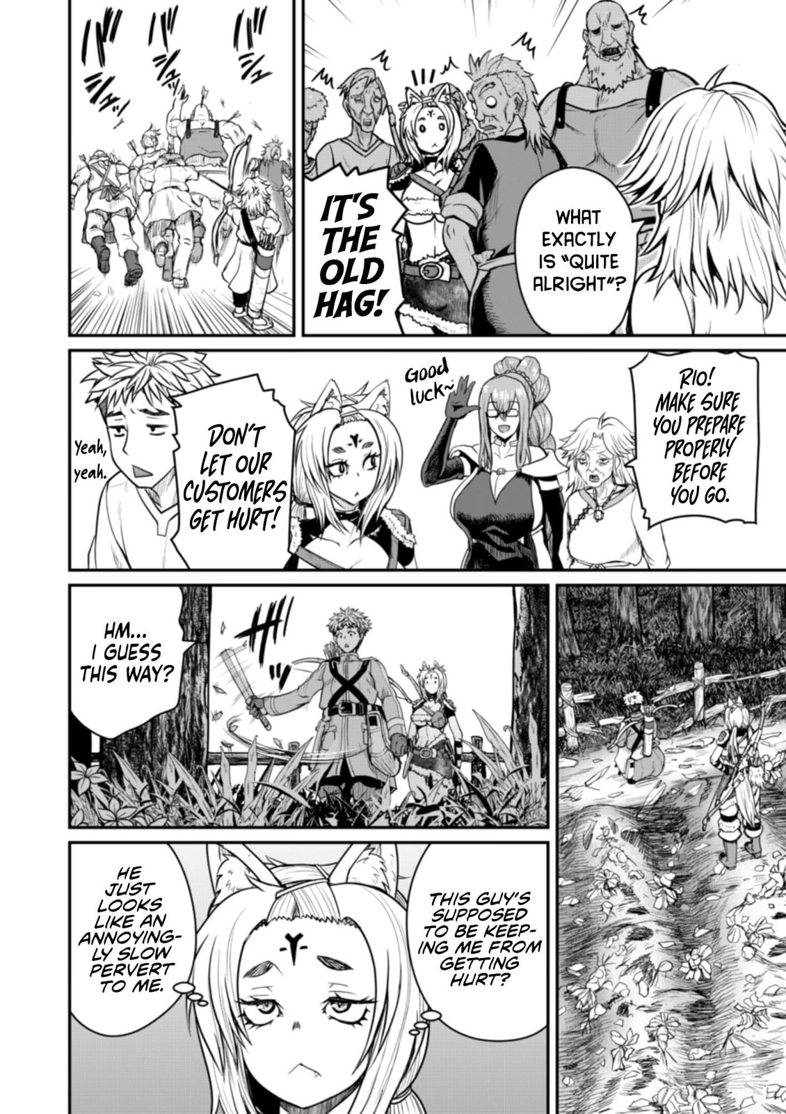 Henkyou no Ofuroya-san, Harem ni naru ~Yamaoku ni Arusabireta Onsen no Kounou ga Chiutosugite Onna Bouken-sha ni Daininkina Ken~ Chapter 6.1 page 13 - 
