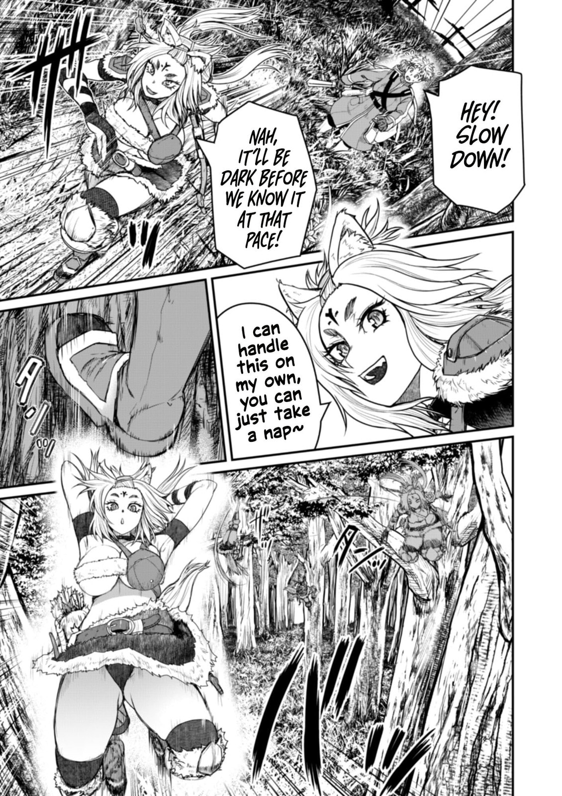 Henkyou no Ofuroya-san, Harem ni naru ~Yamaoku ni Arusabireta Onsen no Kounou ga Chiutosugite Onna Bouken-sha ni Daininkina Ken~ Chapter 6.1 page 14 - 