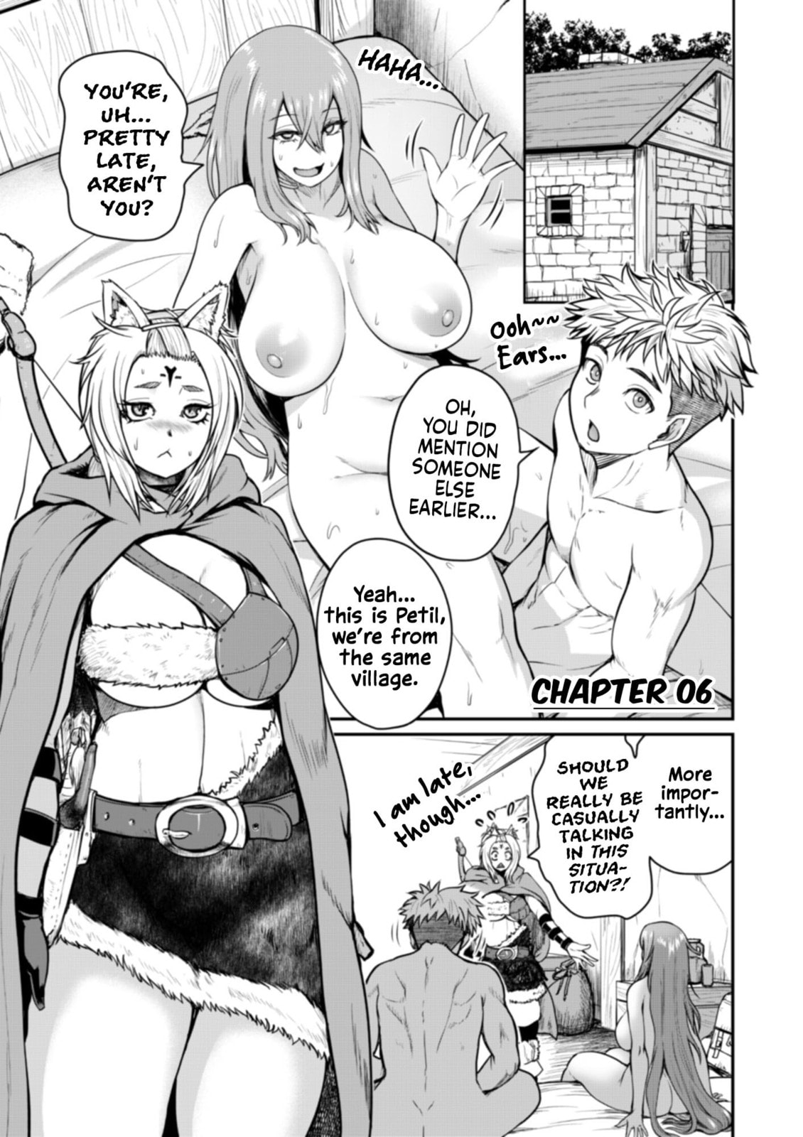 Henkyou no Ofuroya-san, Harem ni naru ~Yamaoku ni Arusabireta Onsen no Kounou ga Chiutosugite Onna Bouken-sha ni Daininkina Ken~ Chapter 6.1 page 4 - 