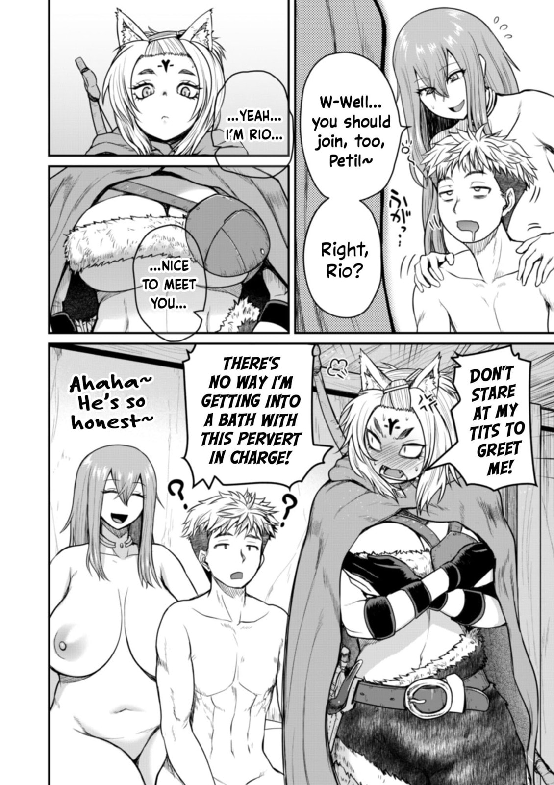 Henkyou no Ofuroya-san, Harem ni naru ~Yamaoku ni Arusabireta Onsen no Kounou ga Chiutosugite Onna Bouken-sha ni Daininkina Ken~ Chapter 6.1 page 9 - 
