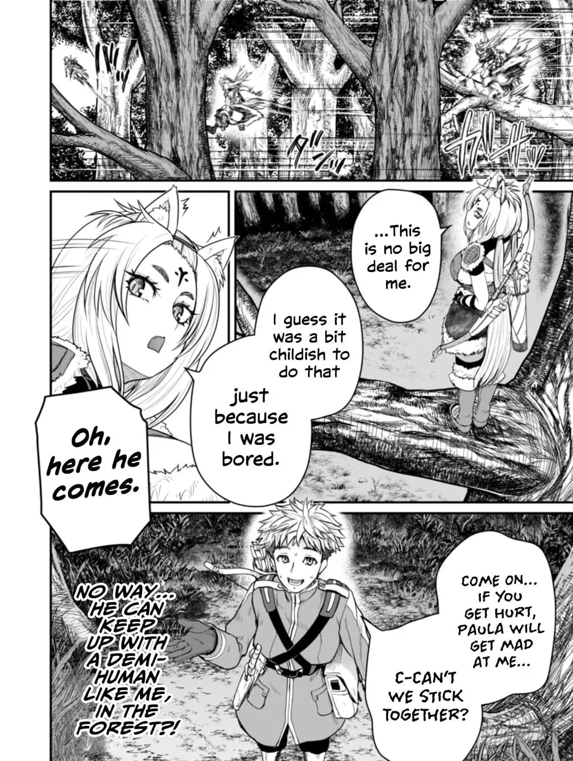 Henkyou no Ofuroya-san, Harem ni naru ~Yamaoku ni Arusabireta Onsen no Kounou ga Chiutosugite Onna Bouken-sha ni Daininkina Ken~ Chapter 6.2 page 28 - 