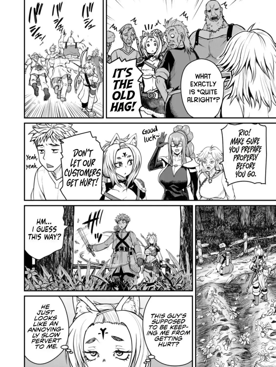 Henkyou no Ofuroya-san, Harem ni naru ~Yamaoku ni Arusabireta Onsen no Kounou ga Chiutosugite Onna Bouken-sha ni Daininkina Ken~ Chapter 6.4 page 24 - 
