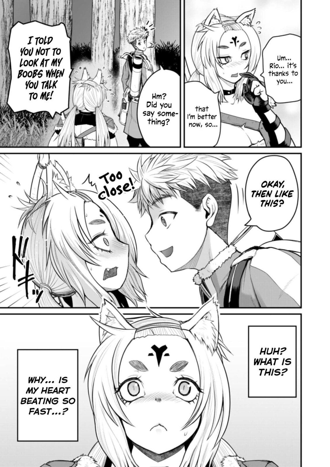 Henkyou no Ofuroya-san, Harem ni naru ~Yamaoku ni Arusabireta Onsen no Kounou ga Chiutosugite Onna Bouken-sha ni Daininkina Ken~ Chapter 7 page 12 - 