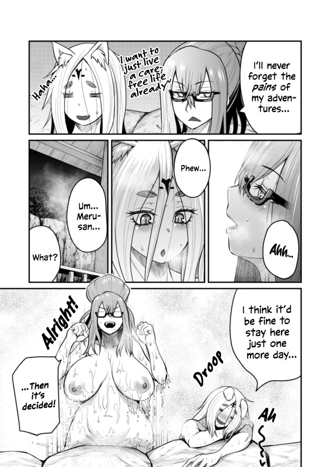 Henkyou no Ofuroya-san, Harem ni naru ~Yamaoku ni Arusabireta Onsen no Kounou ga Chiutosugite Onna Bouken-sha ni Daininkina Ken~ Chapter 7 page 20 - 