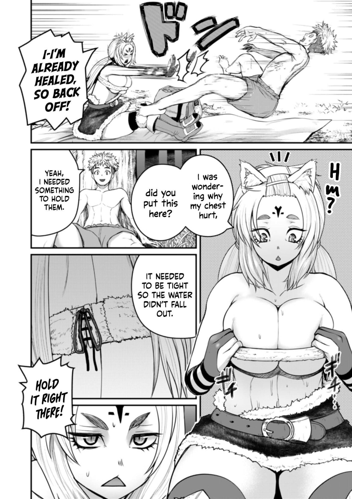 Henkyou no Ofuroya-san, Harem ni naru ~Yamaoku ni Arusabireta Onsen no Kounou ga Chiutosugite Onna Bouken-sha ni Daininkina Ken~ Chapter 7 page 9 - 