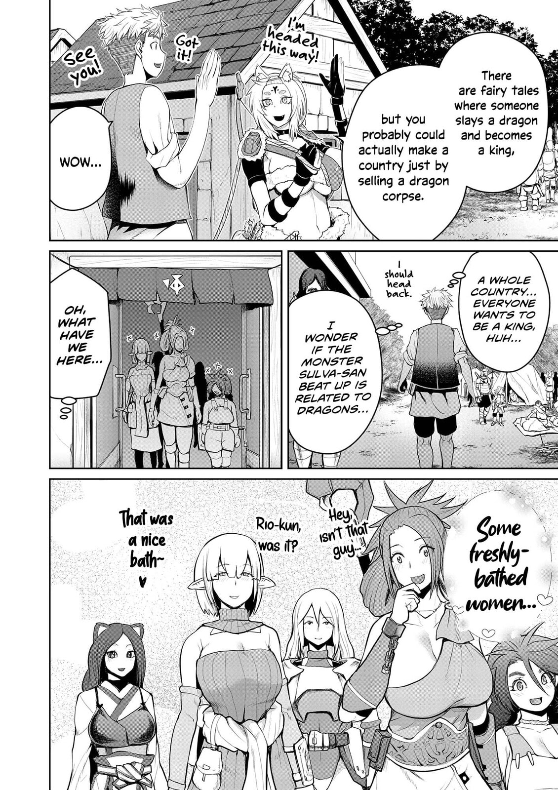 Henkyou no Ofuroya-san, Harem ni naru ~Yamaoku ni Arusabireta Onsen no Kounou ga Chiutosugite Onna Bouken-sha ni Daininkina Ken~ Chapter 9 page 11 - 