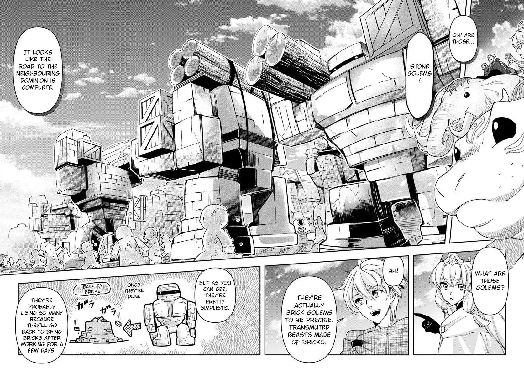 Henkyou no Renkinjutsushi ~Imasara Yosan Zero no Shokuba ni Modoru Toka Mou Muri~ Chapter 34.1 page 8 - 