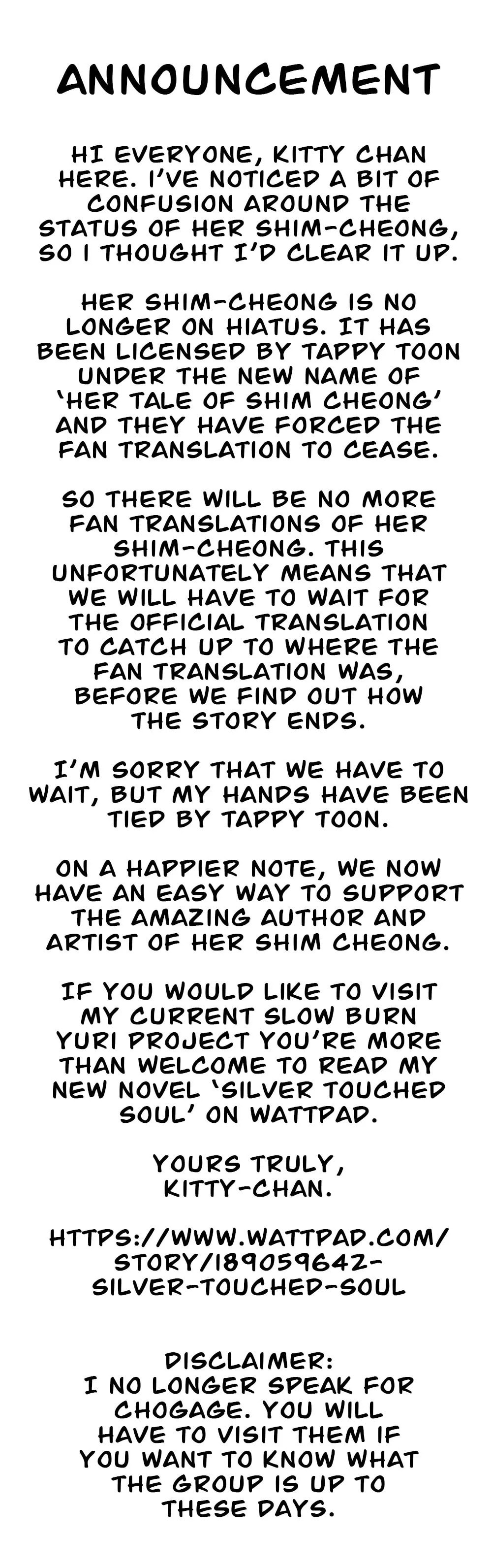 Her Tale of Shim Chong Chapter 57.9 page 1 - 