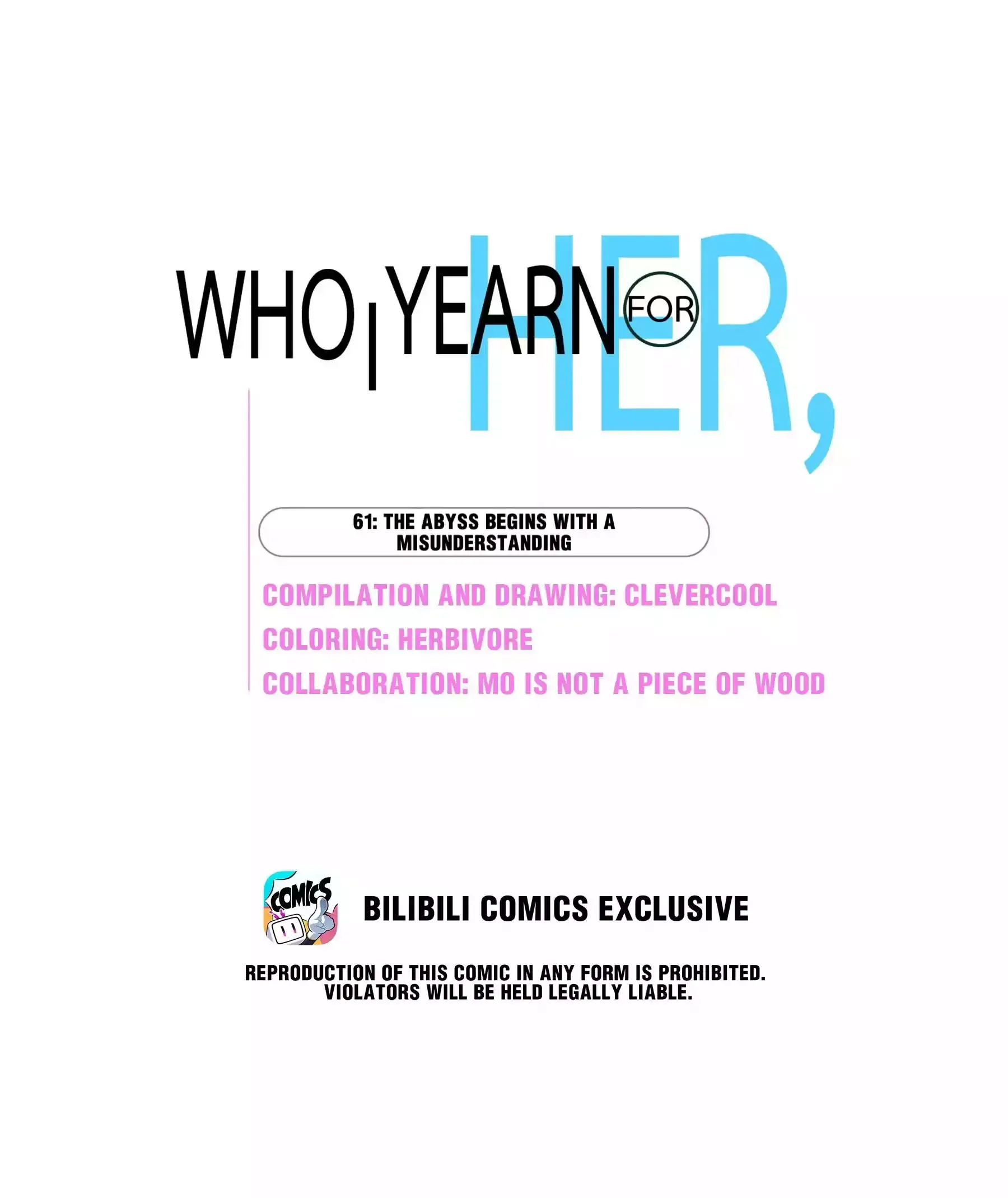 Her, Who I Yearn For Chapter 61 page 1 - 