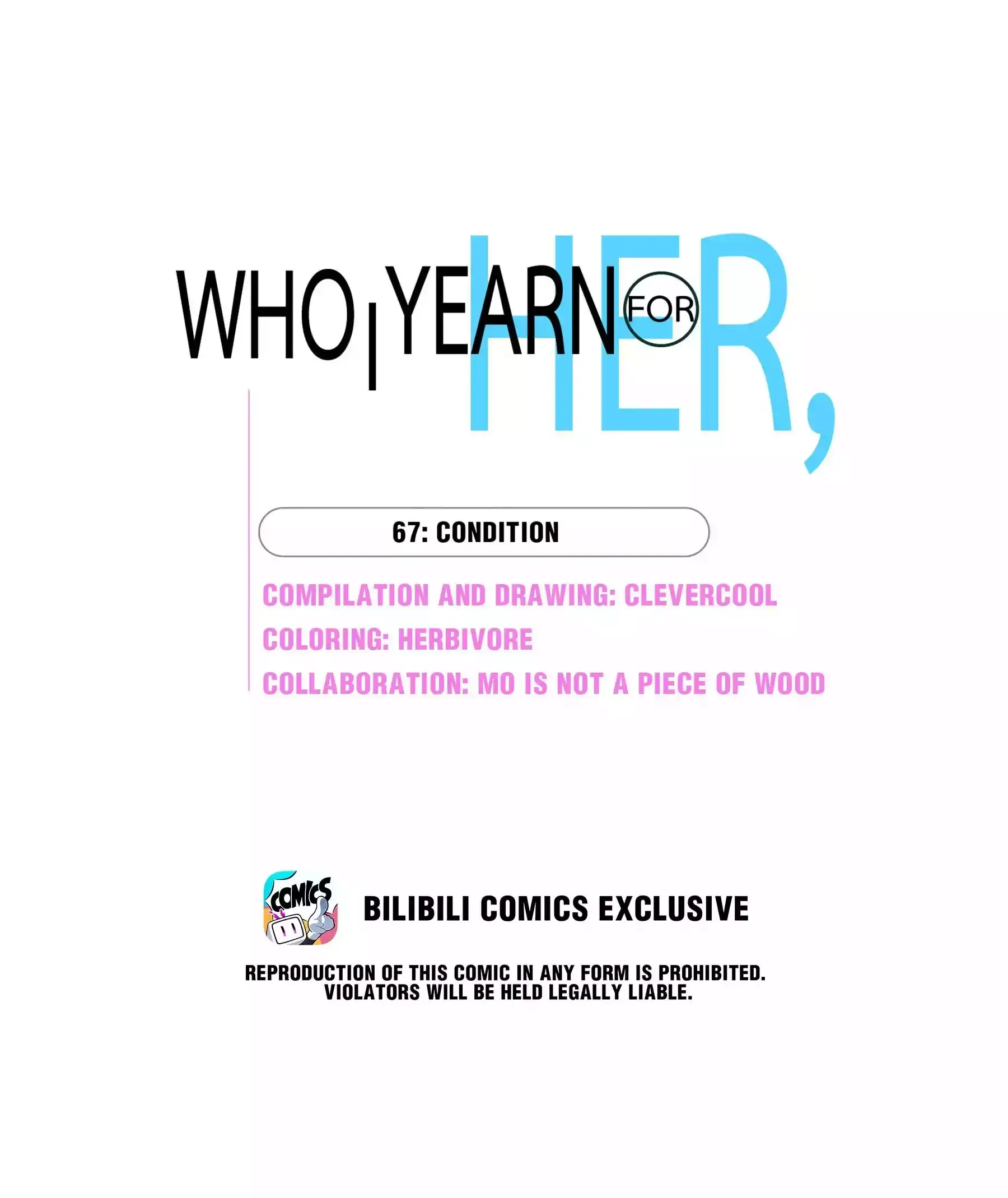 Her, Who I Yearn For Chapter 67 page 1 - 