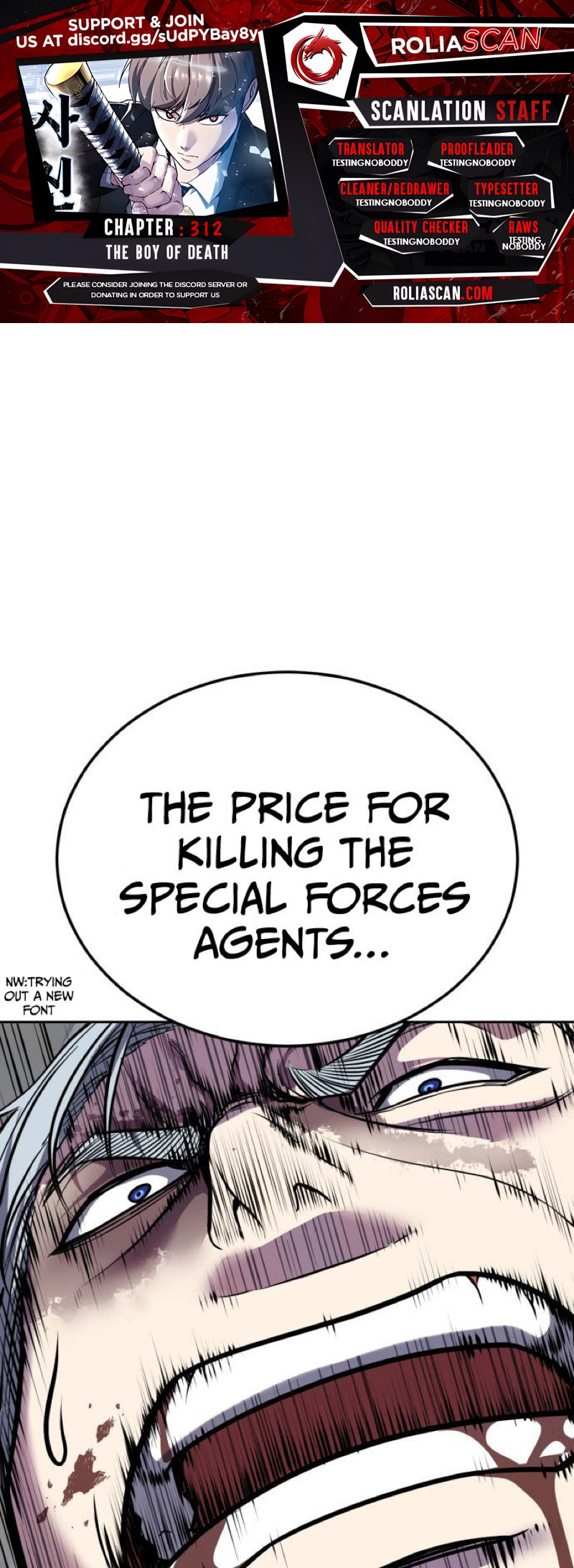 Hero Ticket Chapter 312 page 1 - 