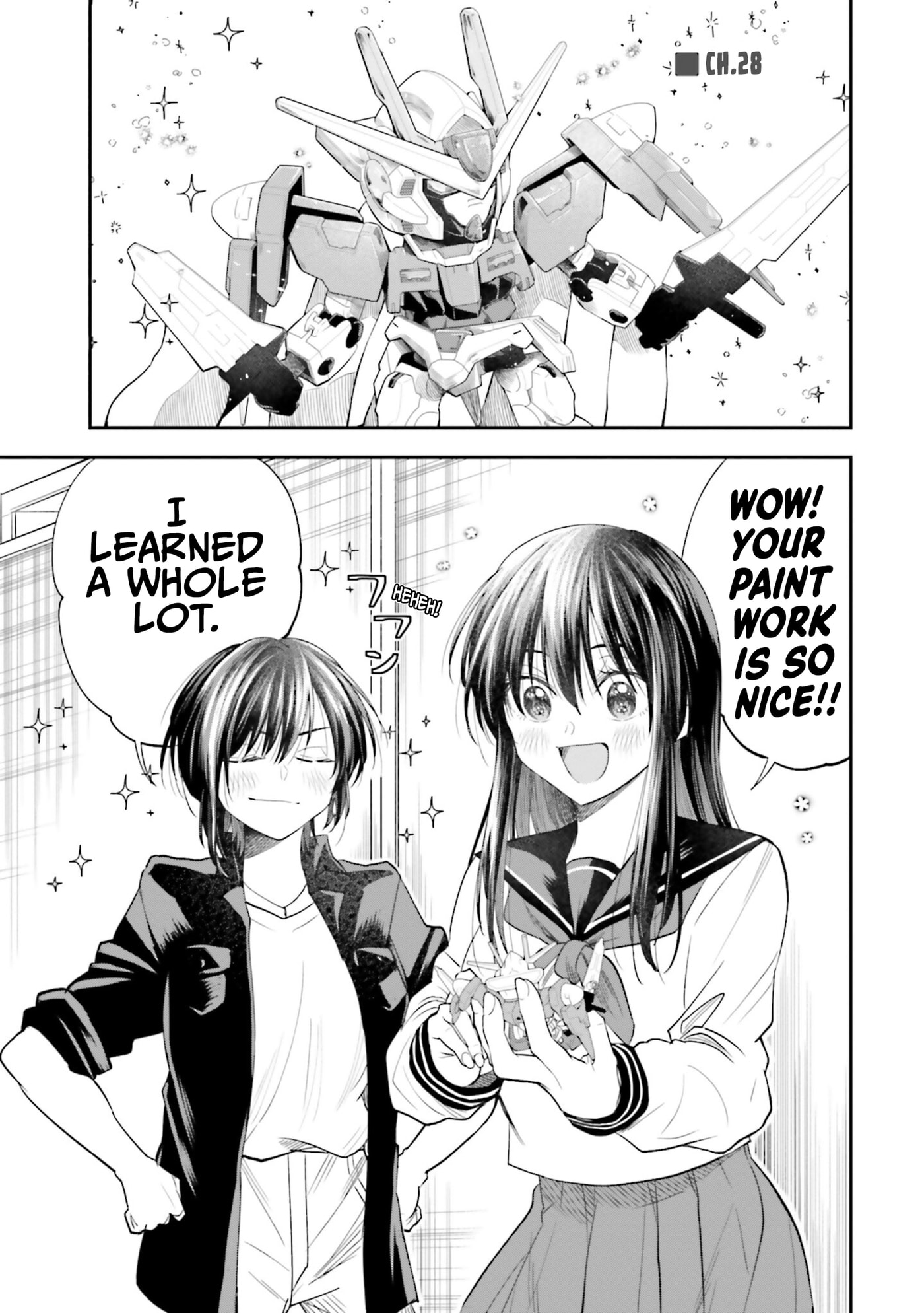 HG ni Koisuru Futari (Colored) Chapter 28 page 1 - 