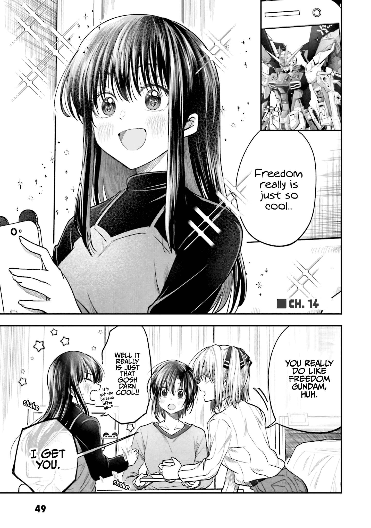HG ni Koisuru Futari Chapter 14 page 1 - 