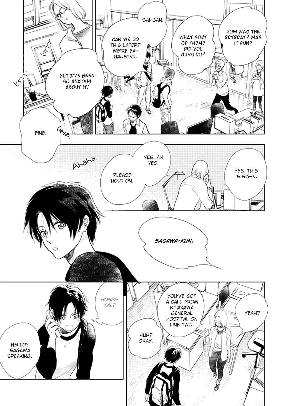 Hidamari ga Kikoeru Chapter 16 page 36 - 