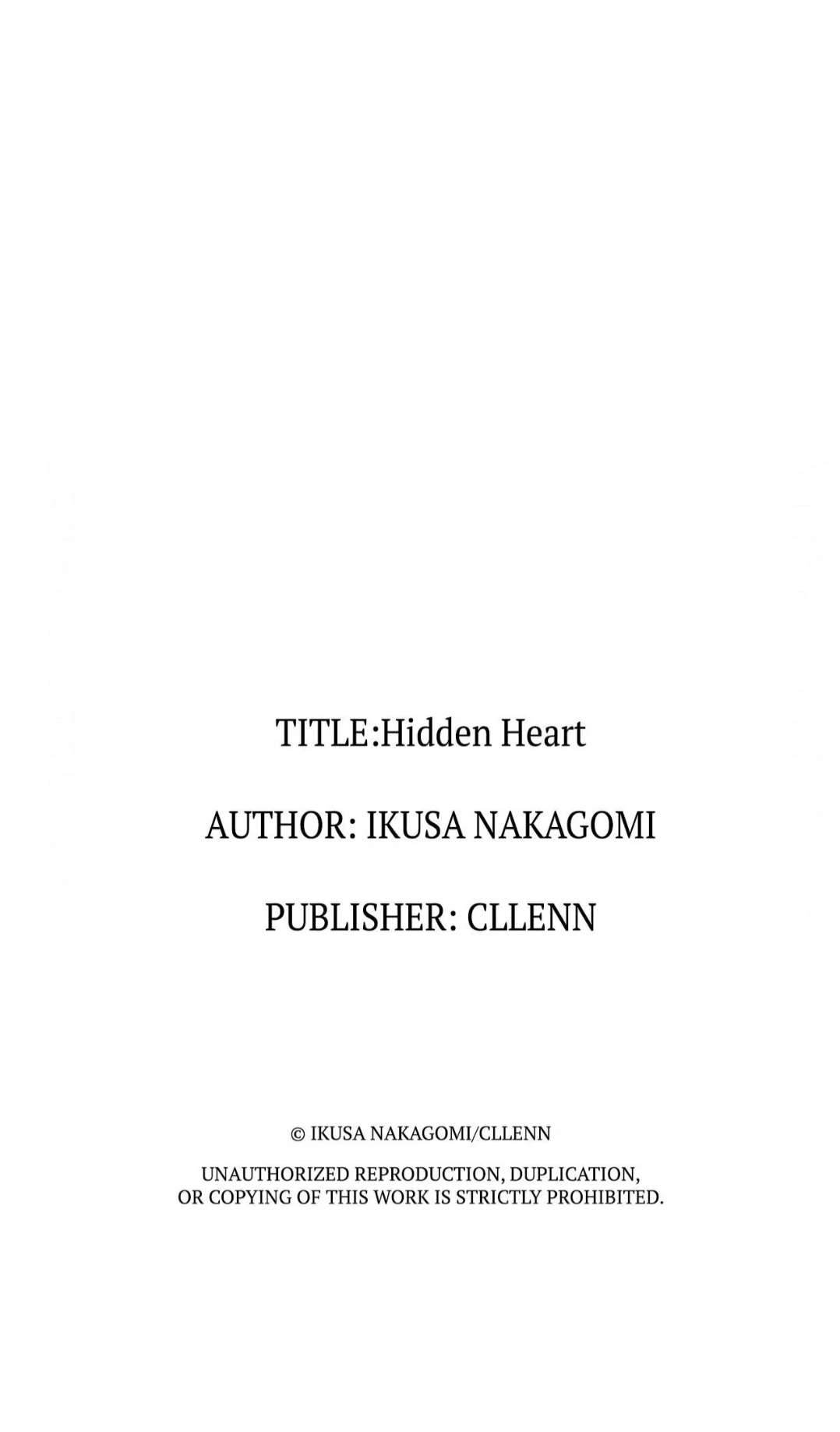 Hidden Heart Chapter 1 page 32 - 